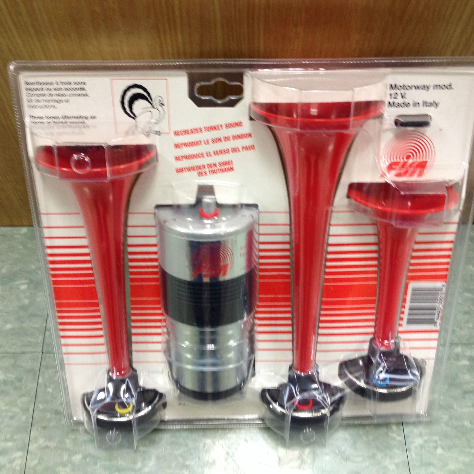 10x FISA ITALY MOTORWAY / WILD TURKEY 3 TRUMPET AIR HORN 12V TWO TONES FT3/3PI 10x FISA ITALY MOTORWAY / WILD TURKEY 3 TRUMPET AIR HORN 12V TWO TONES FT3/3PI