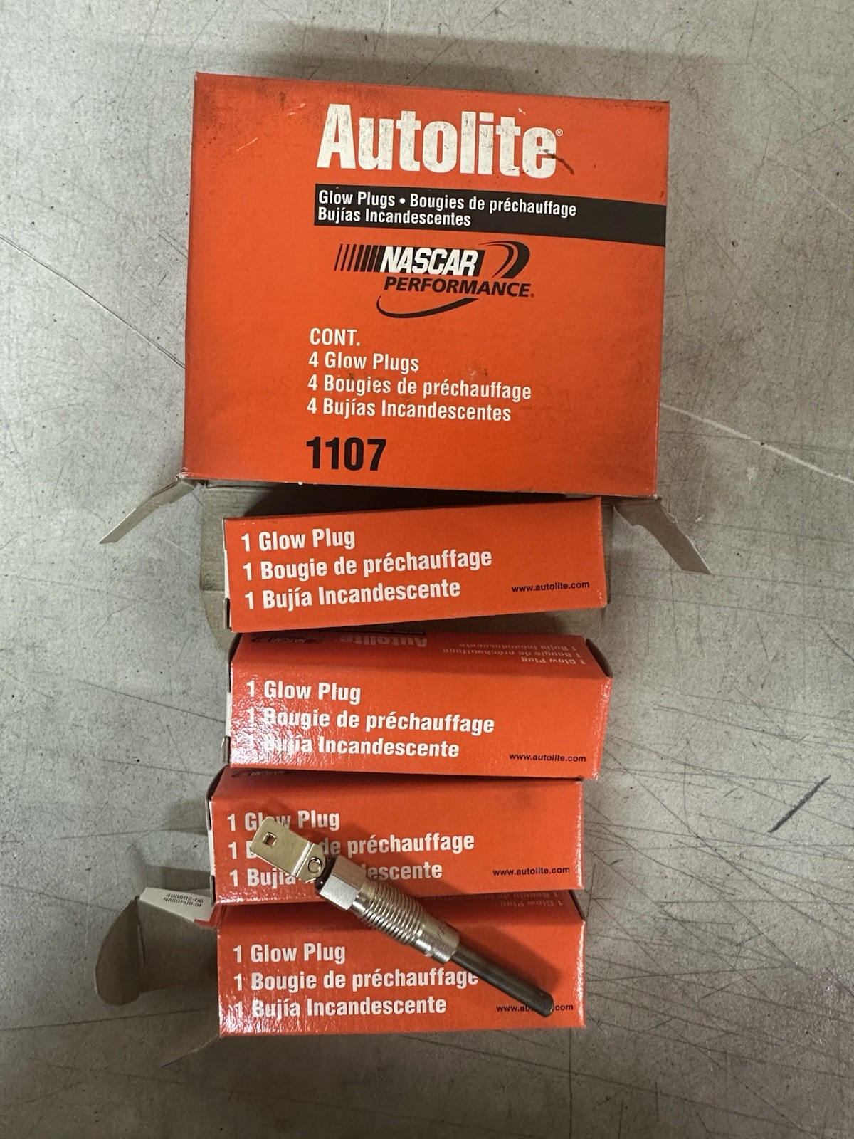 NEW Autolite Glow Plugs (4pk) PN: 1107