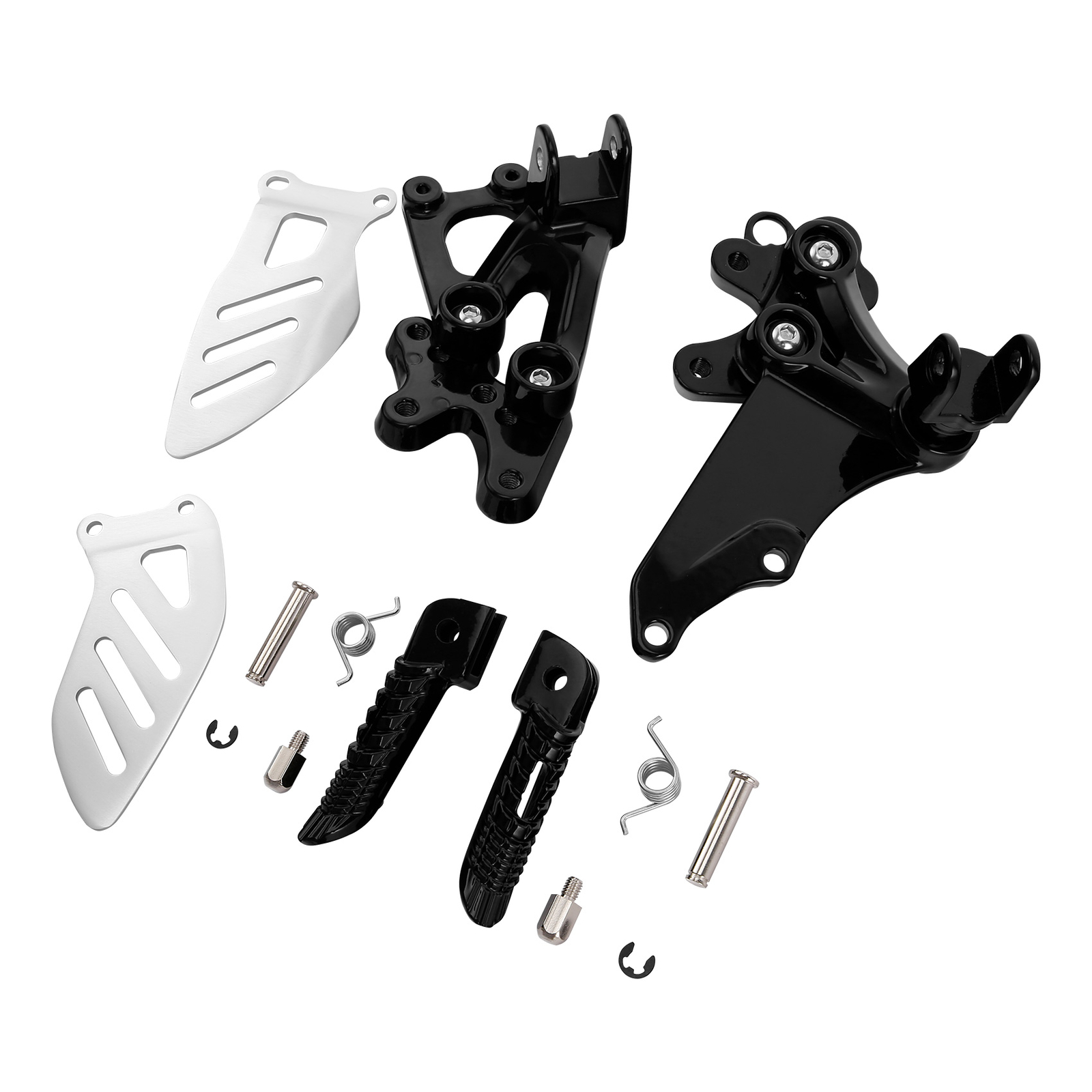 Front Driver Footrest Footpegs Bracket Fit For SUZUKI GSXR600 GSXR750 2006-10 09