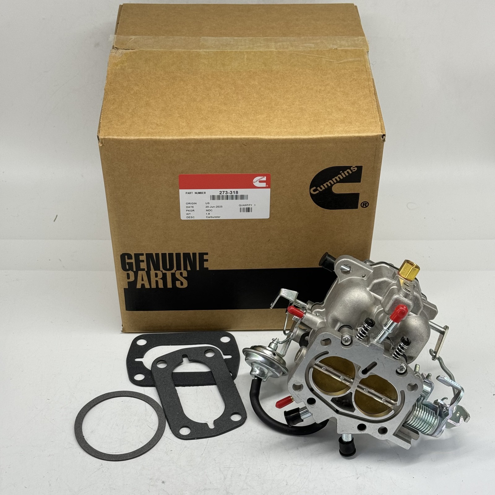 2BBL C2-BBD Barrel Carburetor 273-318 Engine Replacement for 1966-1973 Models