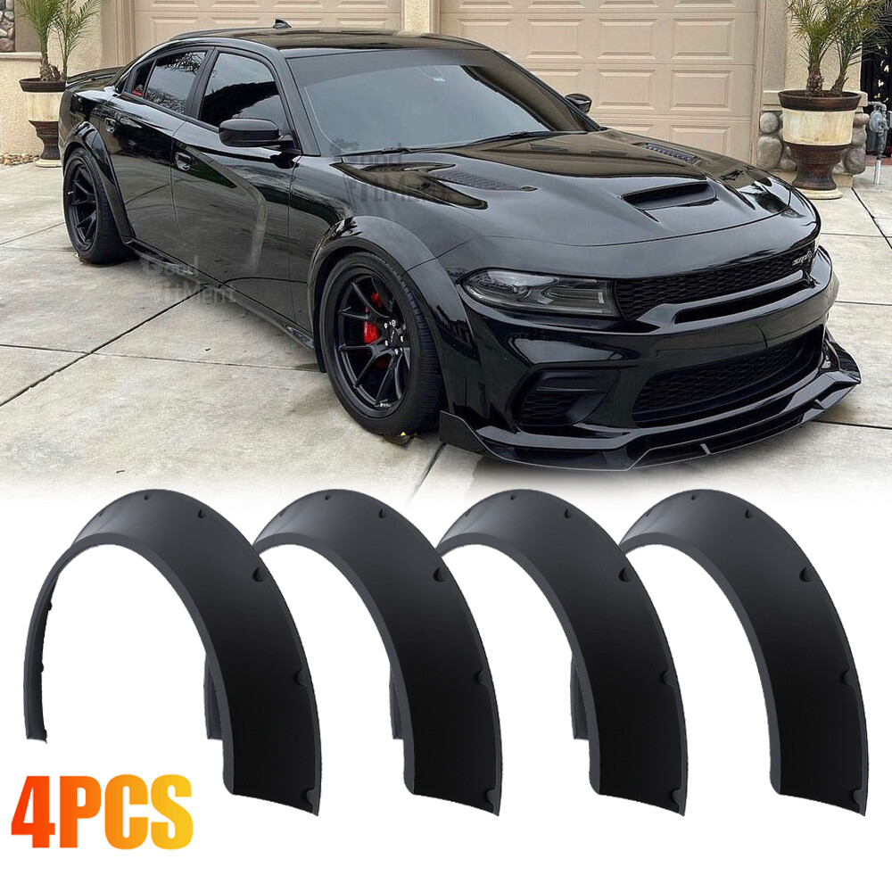 For Dodge Charger R/T RT SRT SXT Fender Flares Extra Wide Wheel Arches Widebody