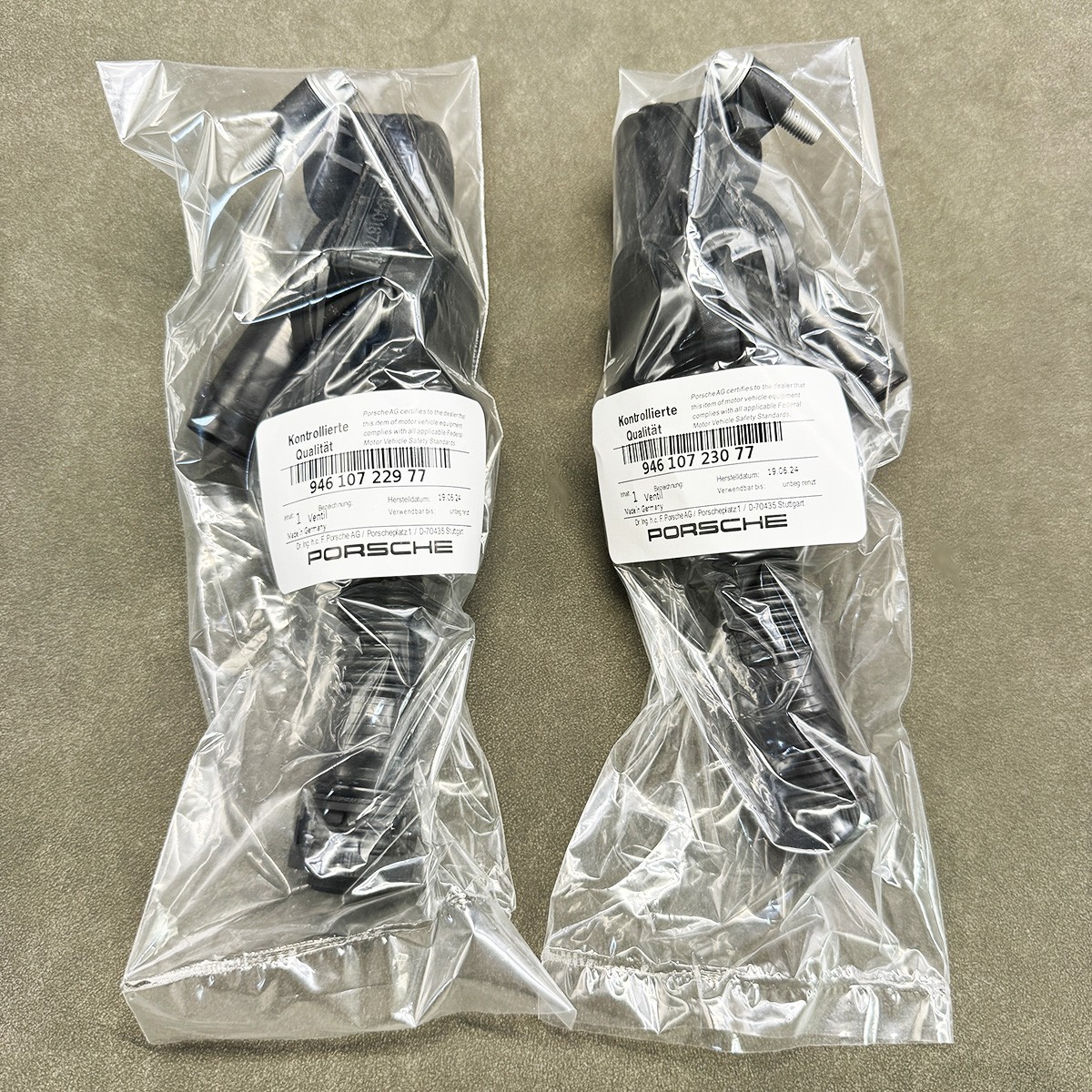 2PCS L&R PCV Engine Crankcase Vent Valves For Porsche Macan Panamera Cayenne USA