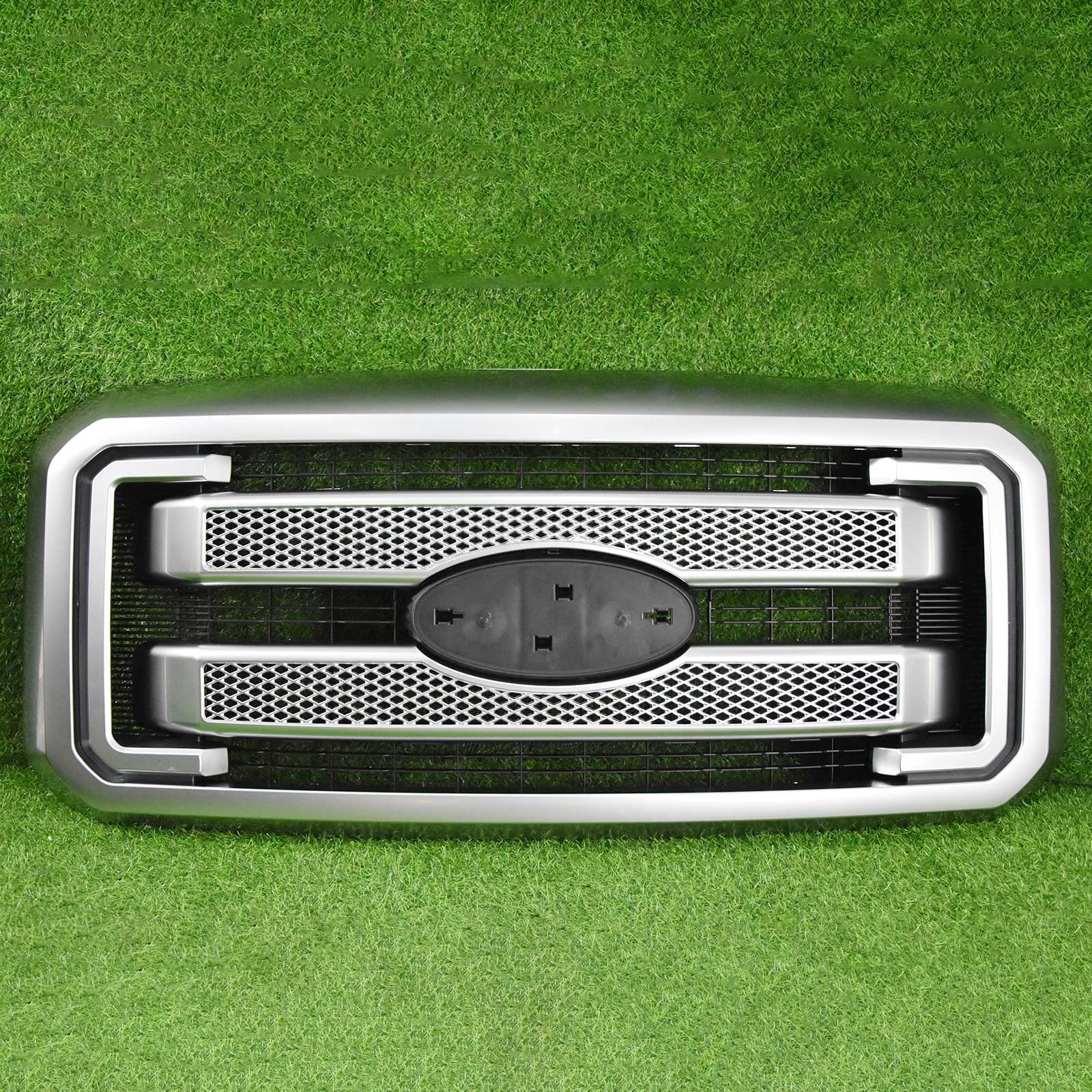 For 2011-16 Ford F250 F350 Super Duty Platinum Satin Chrome Front Bumper Grille For 2011-16 Ford F250 F350 Super Duty Platinum Satin Chrome Front Bumper Grille