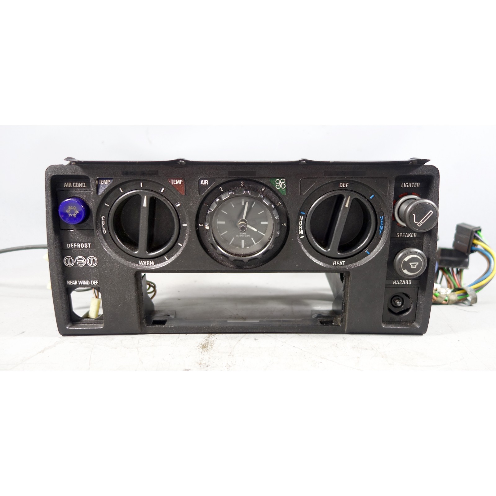 DAMAGED 1978-1979 BMW E23 7-Series 733i Dashboard AC / Heater Control Panel OEM