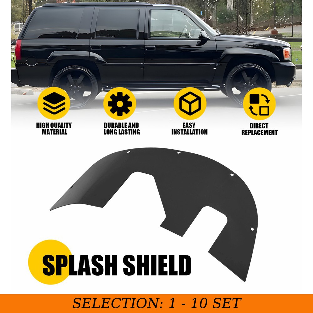 1-10 Front Wheelhouse Splash Shield Fit Suburban C1500 C2500 K1500 K2500 1992-99