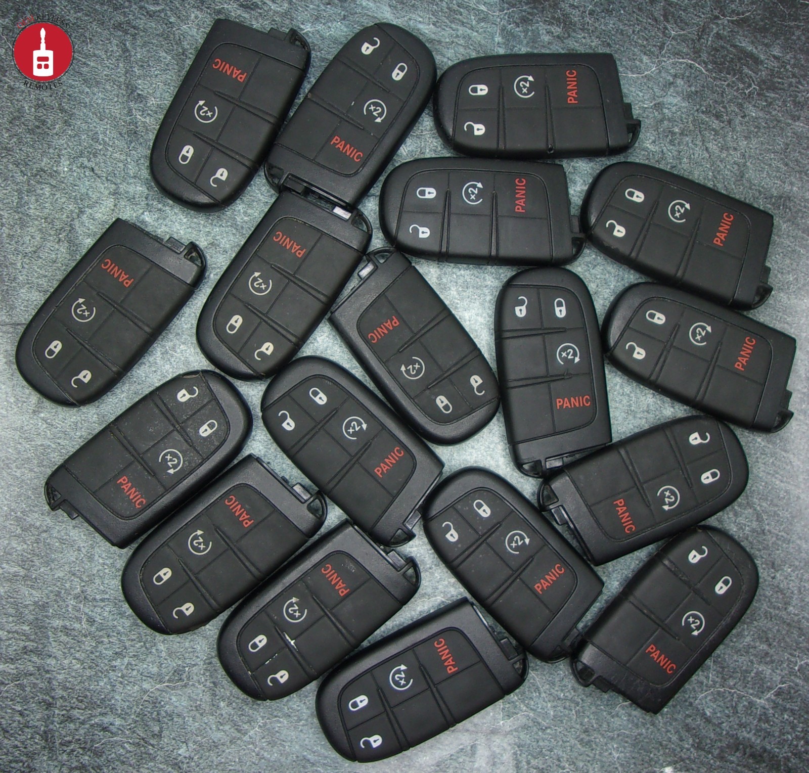 OEM Jeep Compass Lot of 18 Keyless Entry Remotes Used Bulk M3N-40821302