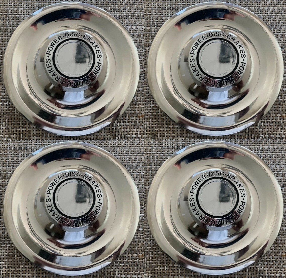 4 Chevy Disc Brake Rally Wheel Center Hub Caps Rim 5 Lug Nut Cover Trim Rings 4 Chevy Disc Brake Rally Wheel Center Hub Caps Rim 5 Lug Nut Cover Trim Rings