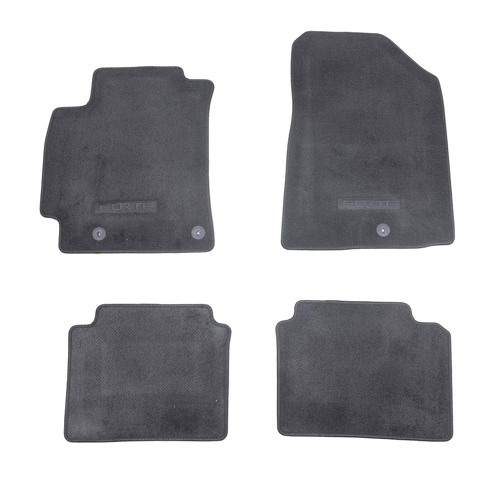 NEW OEM Front & Rear Carpeted Floor Mat Set Black M6F14AC001 for Kia Forte 19-24
