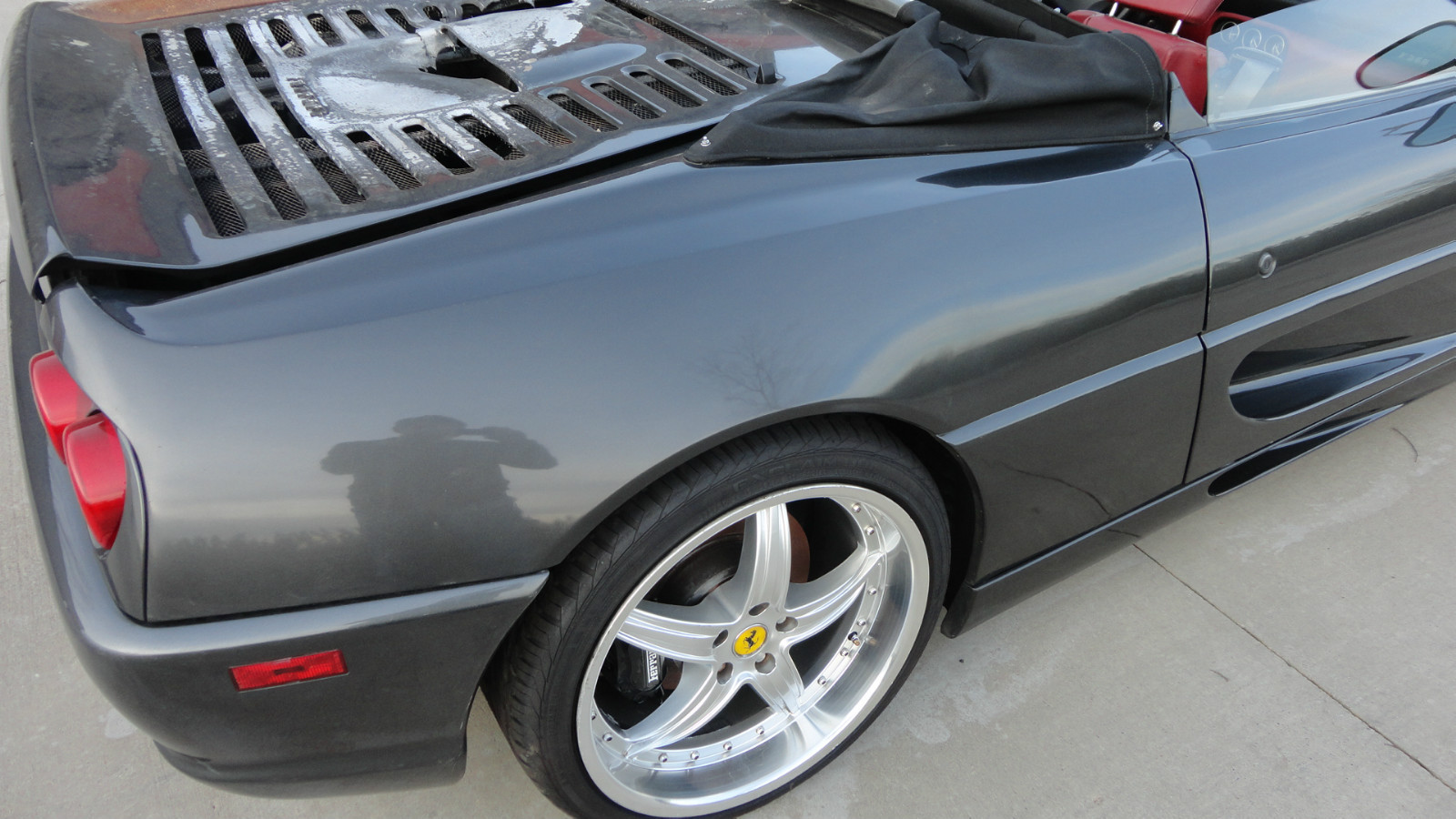 Ferrari 355 Spider, RH Rear Quarter Panel, Used, P/N 64680100