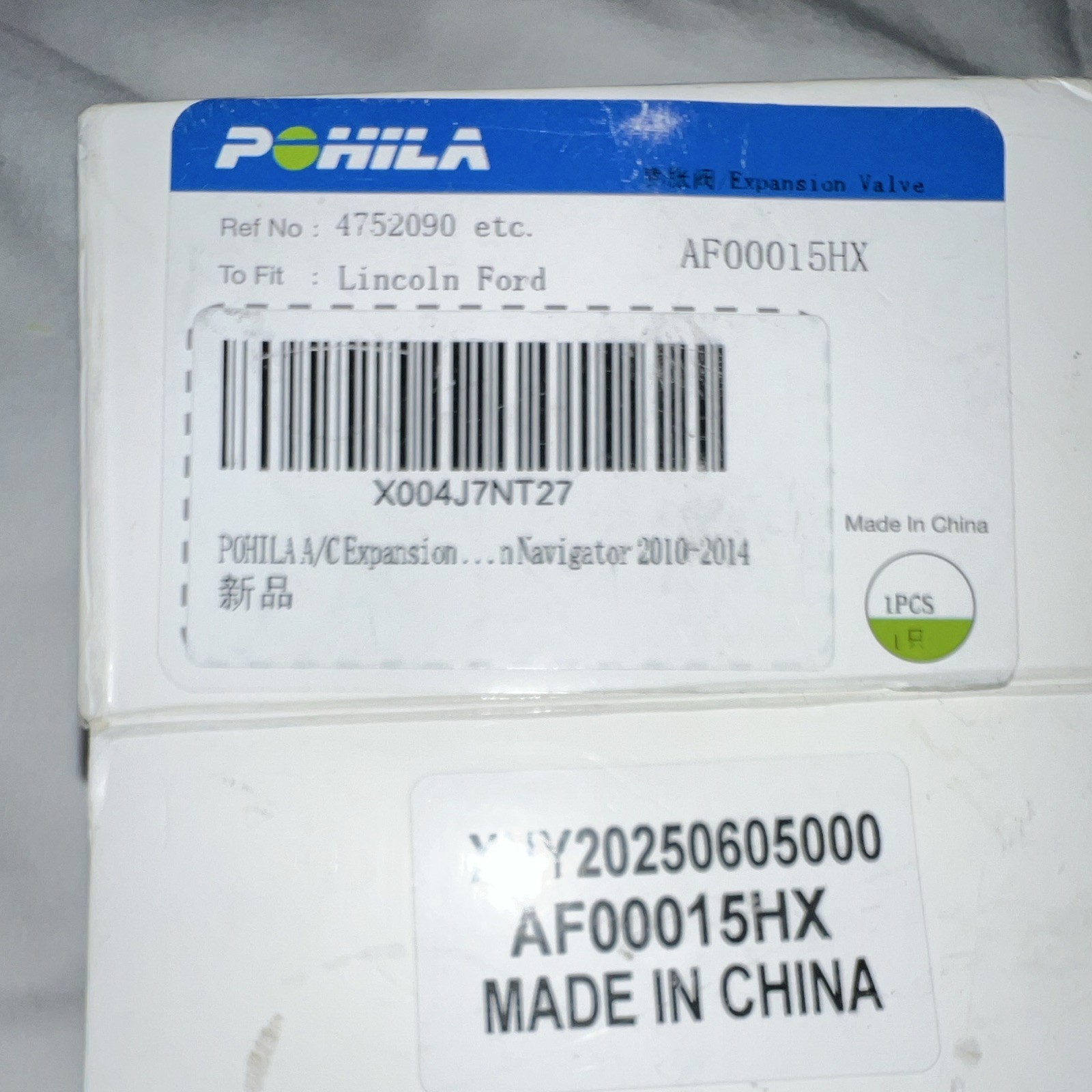 POHILA brand automotive A/C Expansion Valve Ford Lincoln Mercury