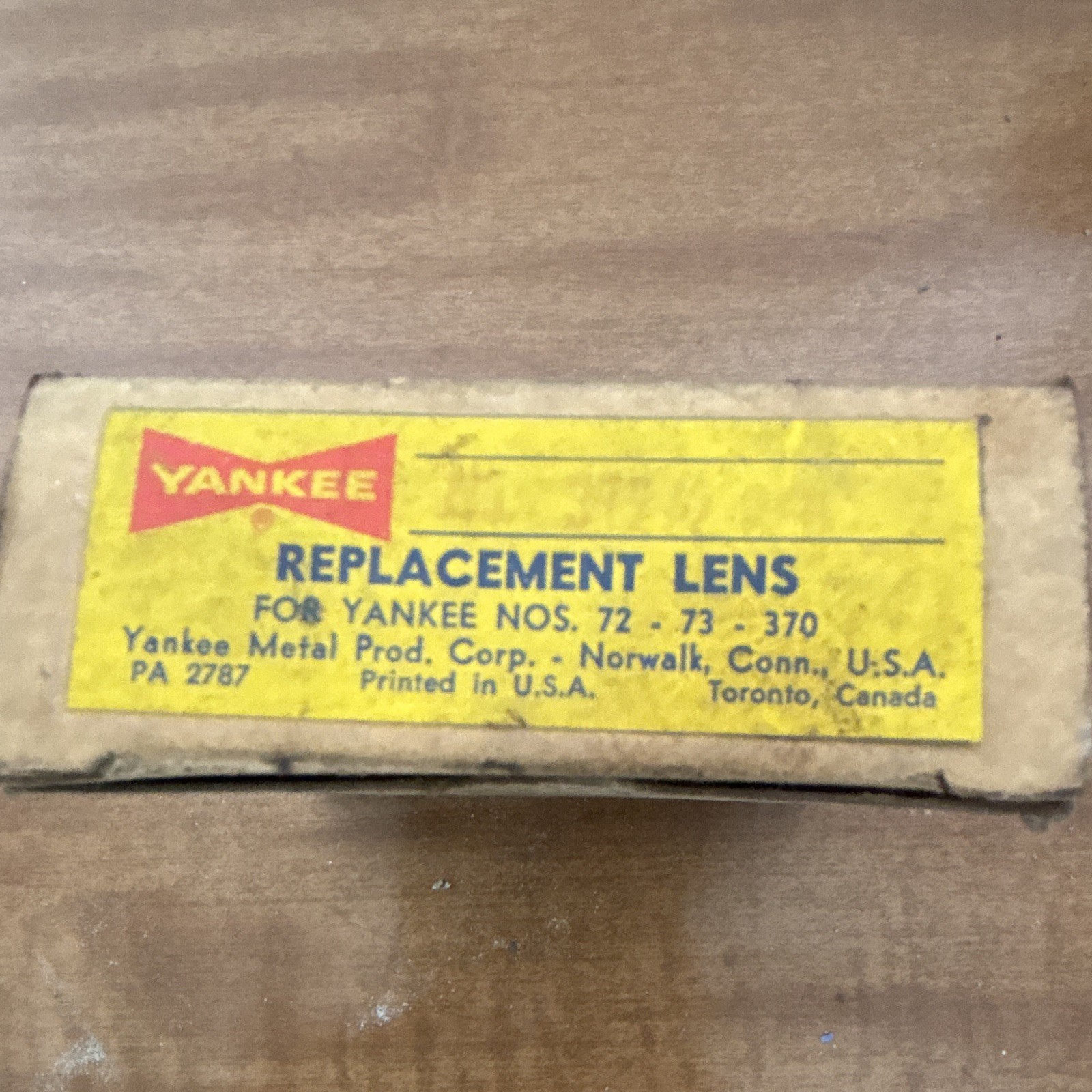 Vintage NOS Yankee Replacement Lens Tail Light Vintage NOS Yankee Replacement Lens Tail Light