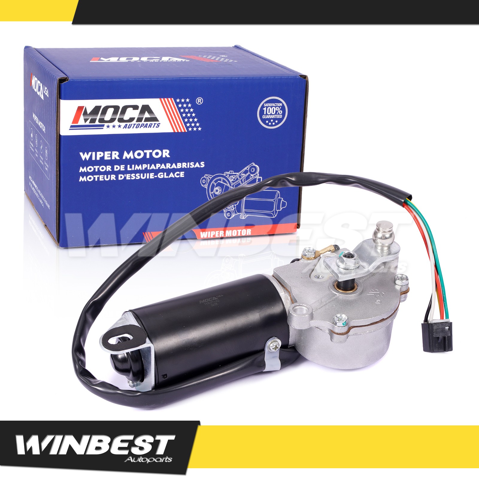 Wiper Motor 40-432 Front for 1987-1995 Jeep Wrangler 2.5L 4.0L 4.2L NEW Wiper Motor 40-432 Front for 1987-1995 Jeep Wrangler 2.5L 4.0L 4.2L NEW