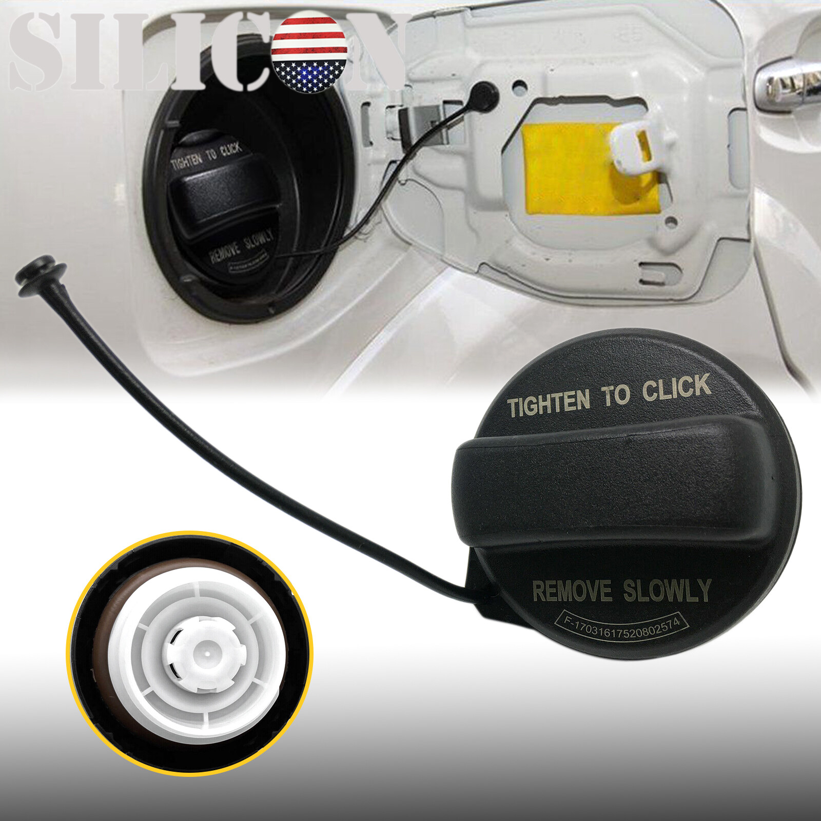 New Gas Fuel Filler Cap For Honda Civic 2006-2015 Pilot 2009-2015 HR-V 2016-2017