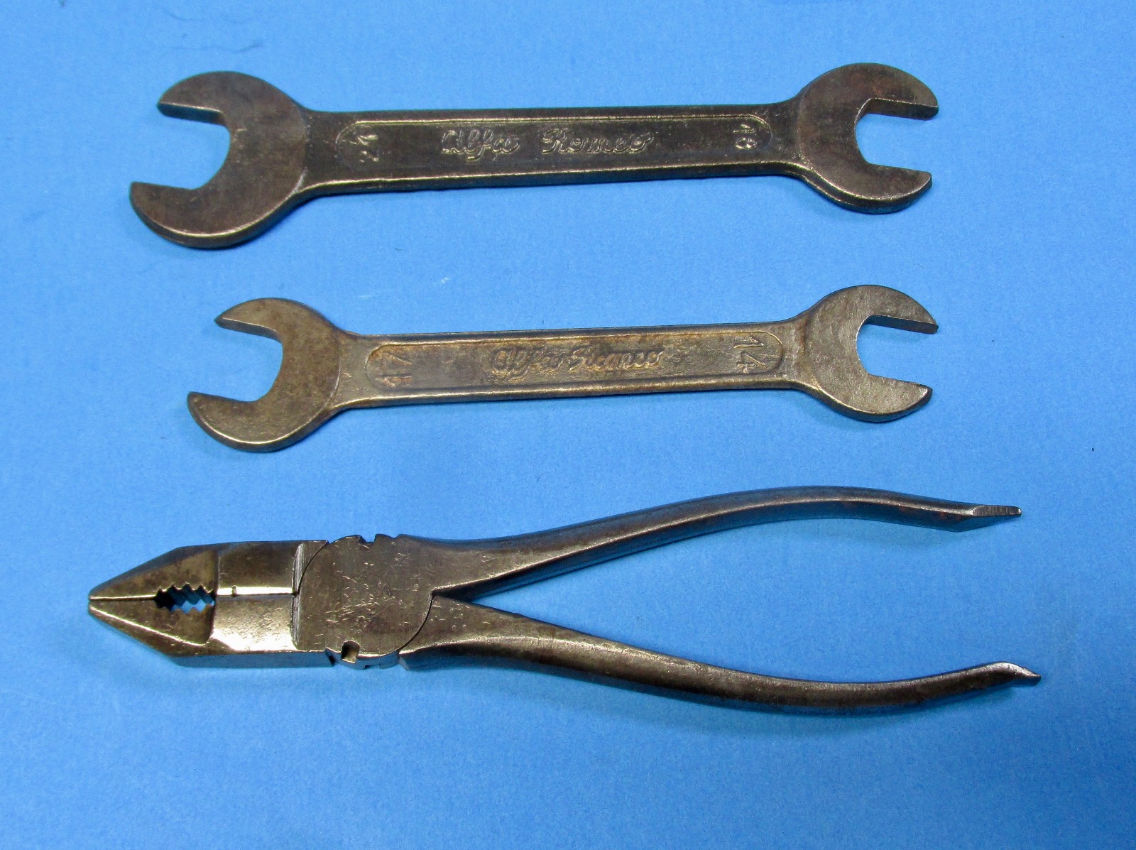 Vintage Alfa Romeo Tool Kit Wrench Pliers 2600 2000 1900 6C 8C Giulia Spider Vintage Alfa Romeo Tool Kit Wrench Pliers 2600 2000 1900 6C 8C Giulia Spider