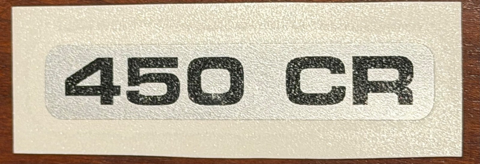 VINTAGE HUSQVARNA 450 CR ENGINE DECAL