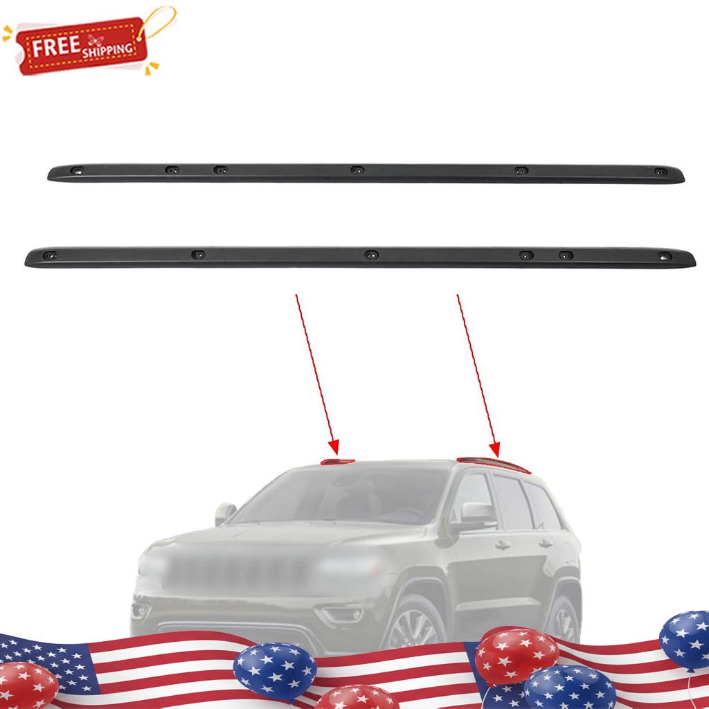 Upper Left and Right Side Roof Molding For 2012-2021 Jeep Grand Cherokee LH & RH