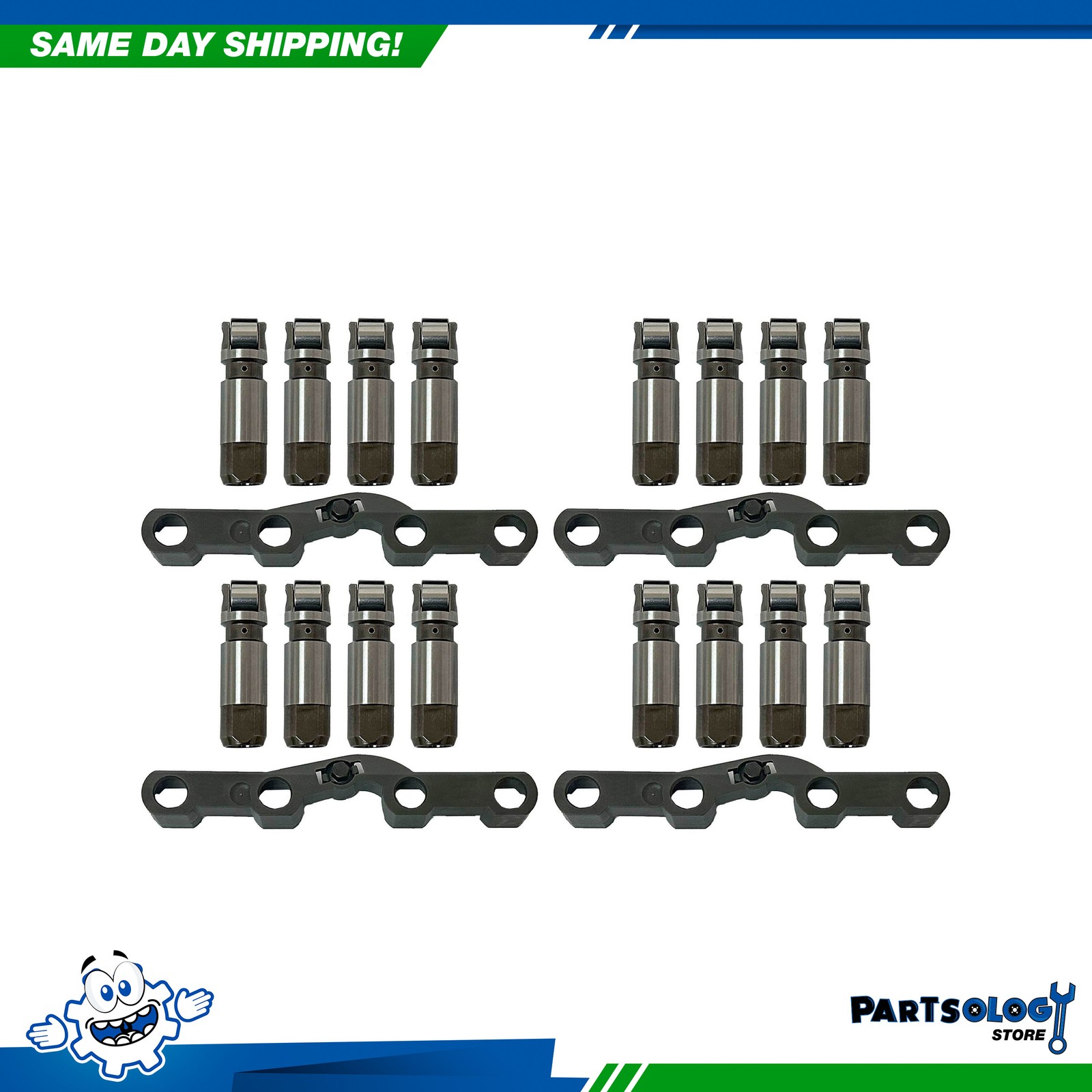 DNJ LFK161160B Valve Lifter Kit For 03-22 Chrysler Dodge Jeep Ram 5.7L-6.4L OHV