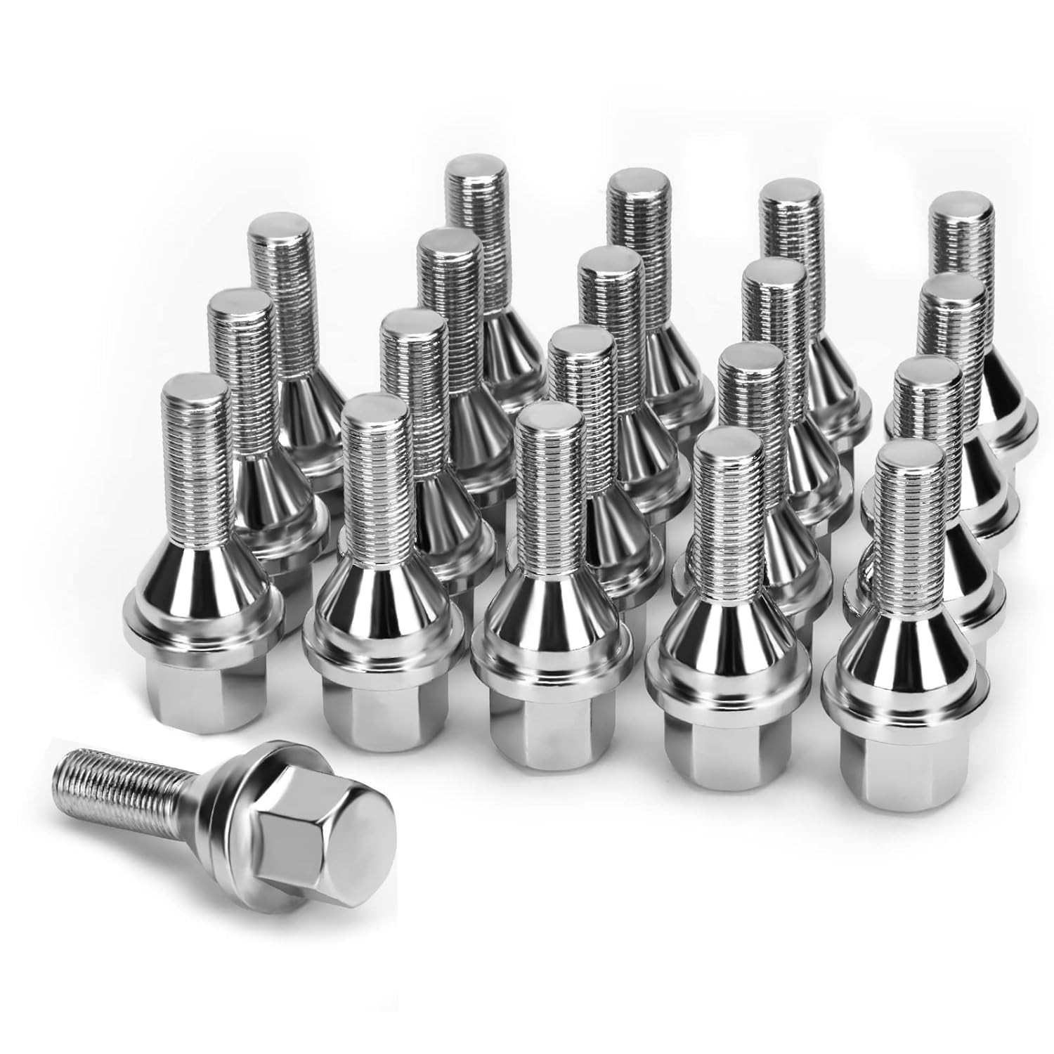 KSP 20pcs M12x1.25 OEM/Stock Wheel Lug Bolts 19mm Hex for Jeep Cherokee Compass KSP 20pcs M12x1.25 OEM/Stock Wheel Lug Bolts 19mm Hex for Jeep Cherokee Compass