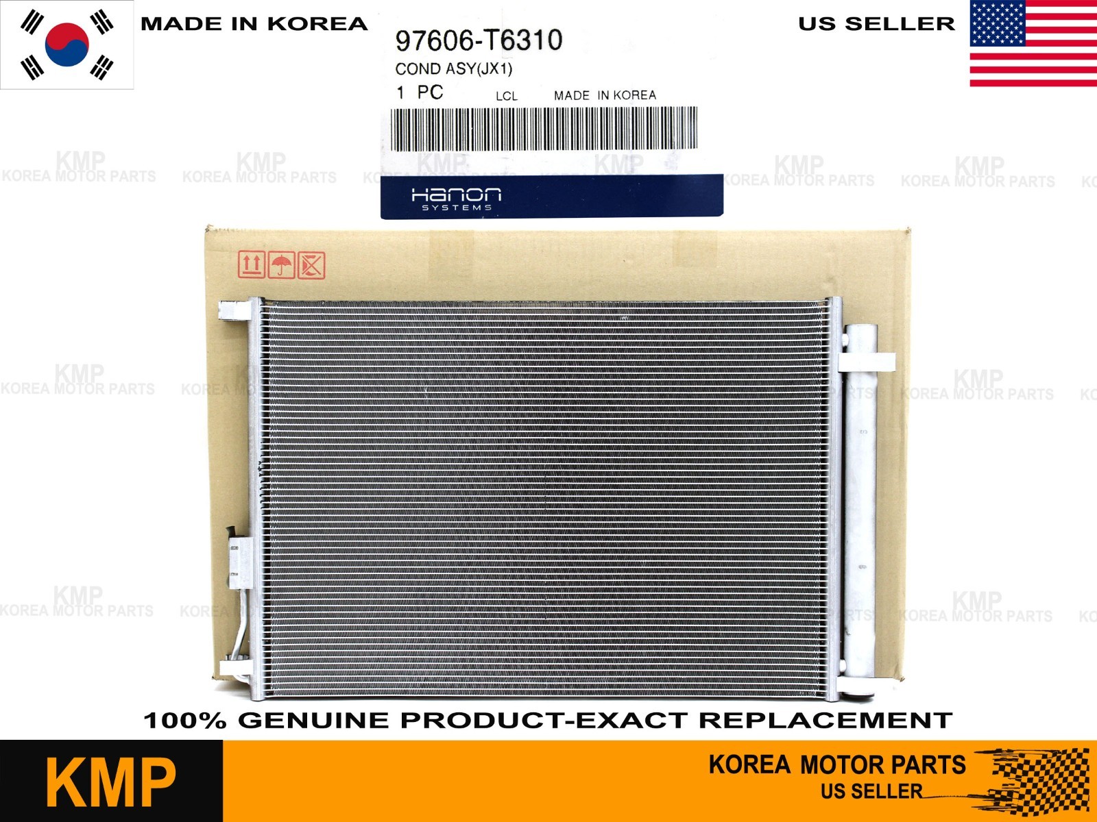 OEM✅ HANON A/C Condenser for 2021-2026 Genesis GV80 3.5L 97606-T6310 OEM✅ HANON A/C Condenser for 2021-2026 Genesis GV80 3.5L 97606-T6310