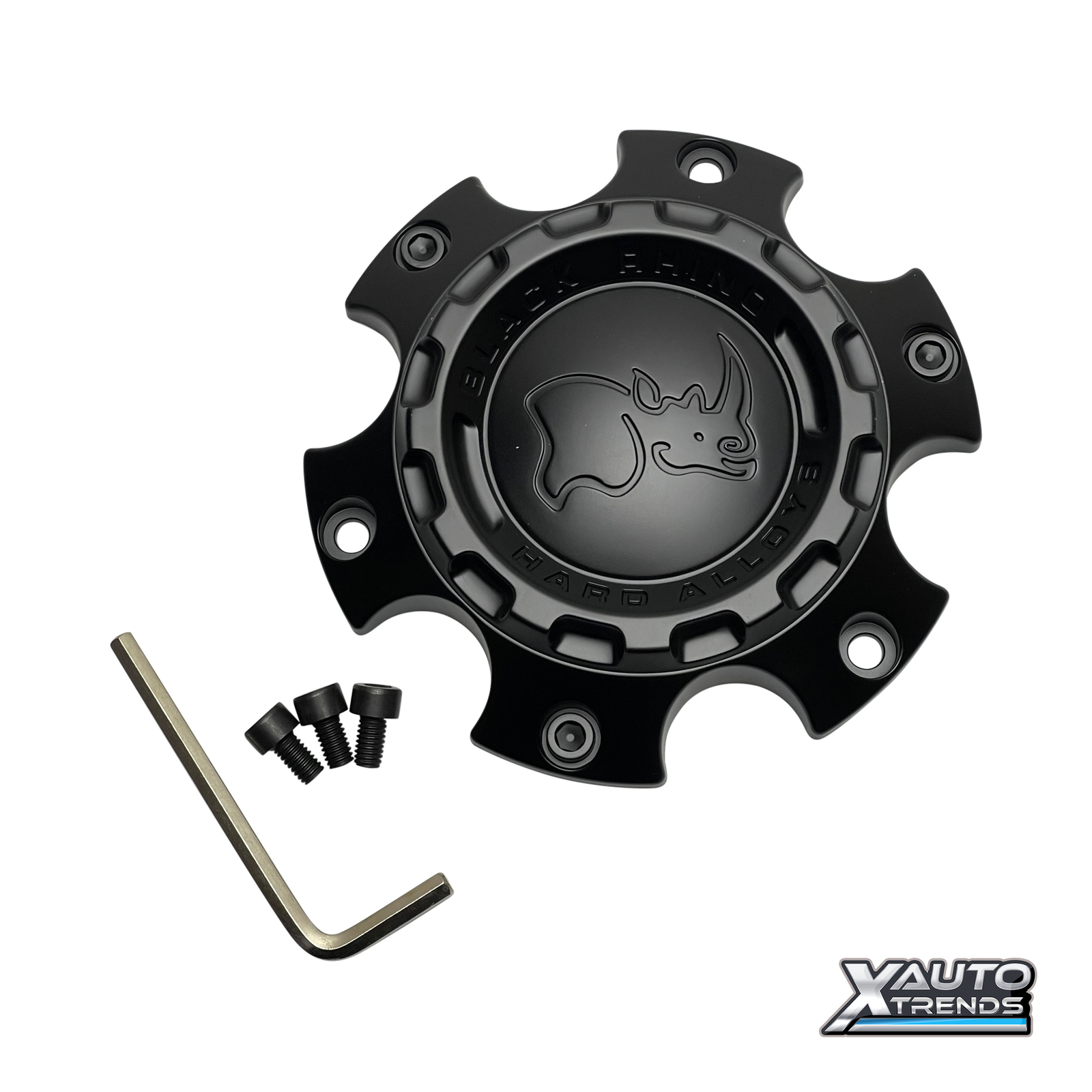 Black Rhino Full Matte Black Wheel Center Cap CCBR86130MB