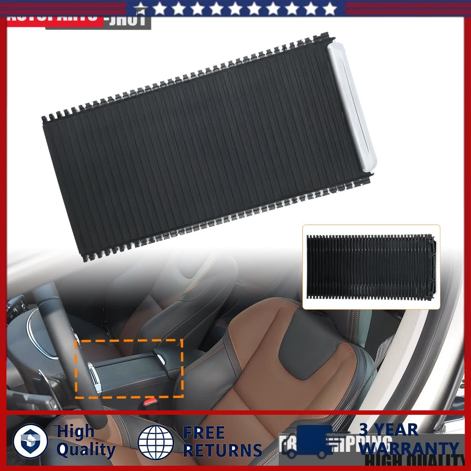 Fit Volvo XC60 S60 S60L V60 Black Console Cup Holder Panel Cover Trim 39868873