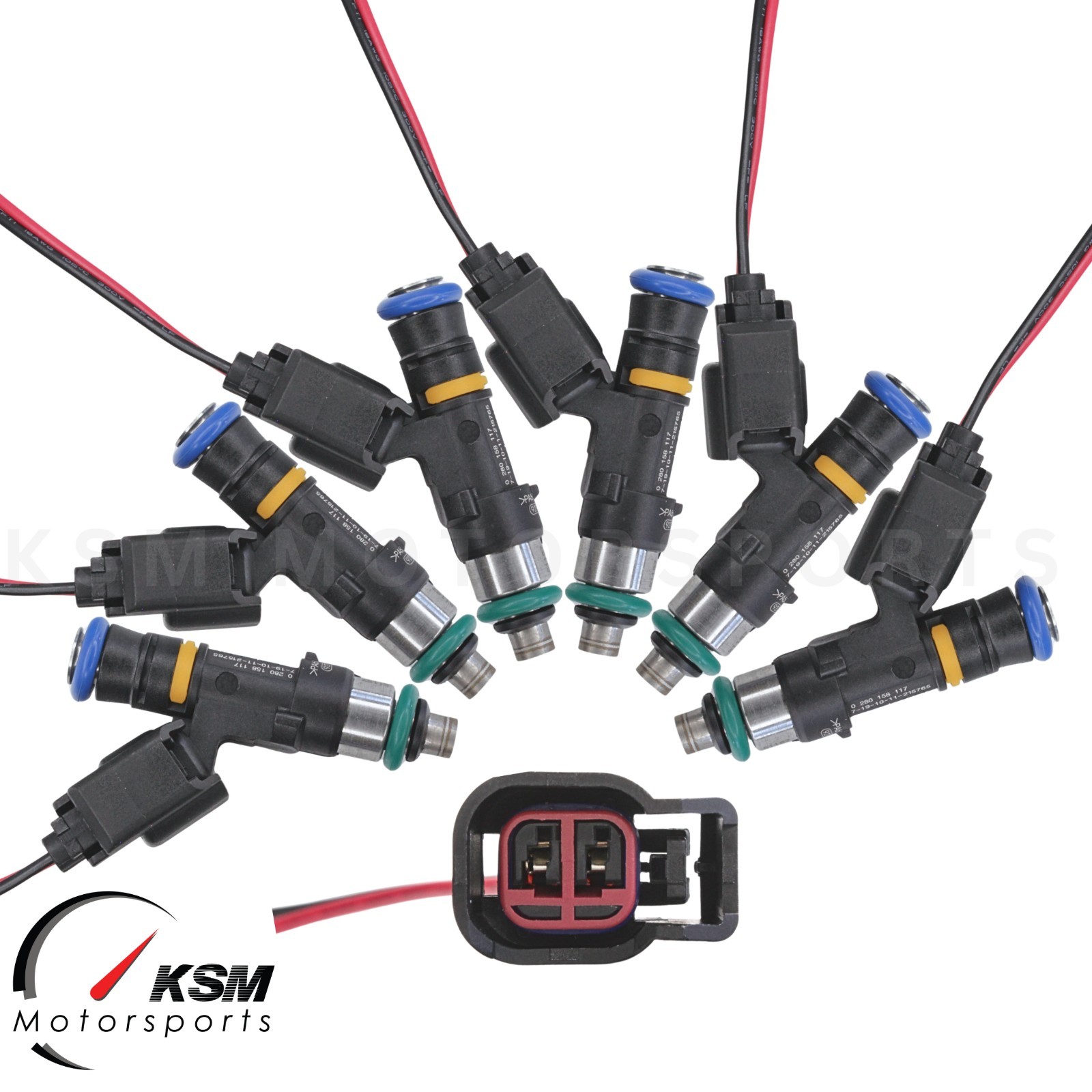 6 x 1000cc fuel injectors for NISSAN SKYLINE R33 GTS-T RB25DET fit BOSCH EV14