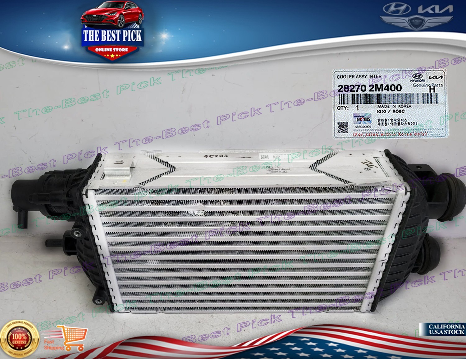 ⭐GENUINE ⭐ OEM ⭐ 1.6L HYBRID Intercooler For 2022-2025 Hyundai Tucson 282702M400 ⭐GENUINE ⭐ OEM ⭐ 1.6L HYBRID Intercooler For 2022-2025 Hyundai Tucson 282702M400