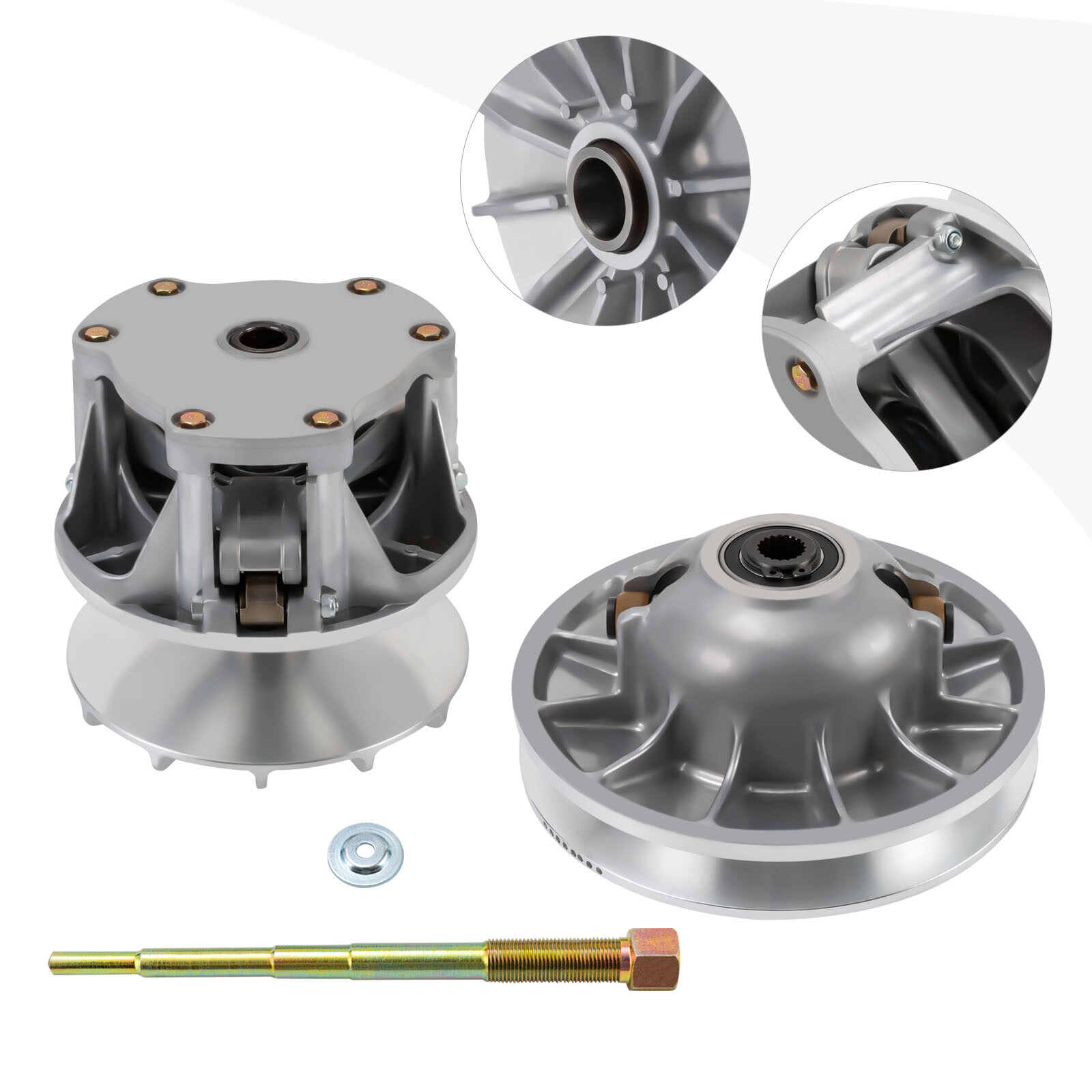 For 14-19 Polaris Ranger 900 XP Primary & Secondary Clutch Drive Driven