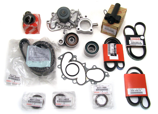 15 Piece 3.4L engine TIMING BELT KIT WATER PUMP  Genuine & OE Manufacture Parts