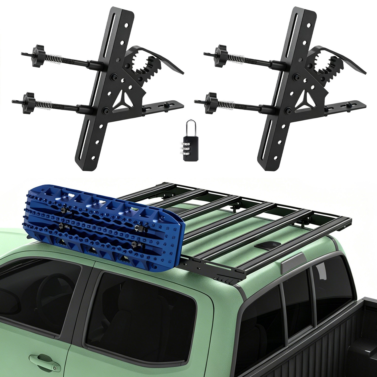 Traction Board Mounting Kit w/Lock, DIY-Installable Universal Recovery Board Traction Board Mounting Kit w/Lock, DIY-Installable Universal Recovery Board