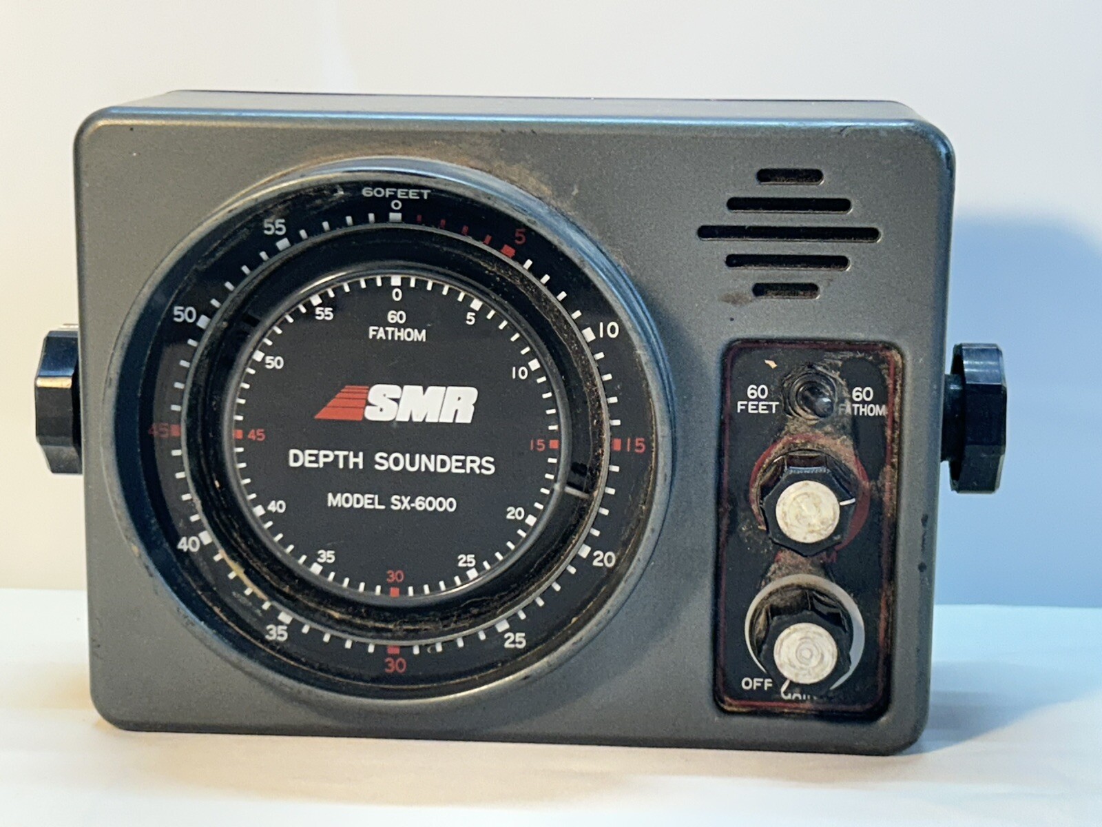 VINTAGE SMR DEPTH SOUNDER MODEL SX-6000 Untested as is j2 VINTAGE SMR DEPTH SOUNDER MODEL SX-6000 Untested as is j2