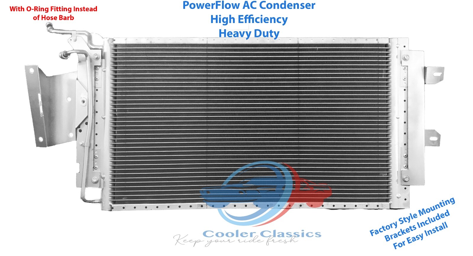 68 69 71 Pontiac GTO LeMans Grand Prix PowerFlow Condenser ORing FittingAC1790PF