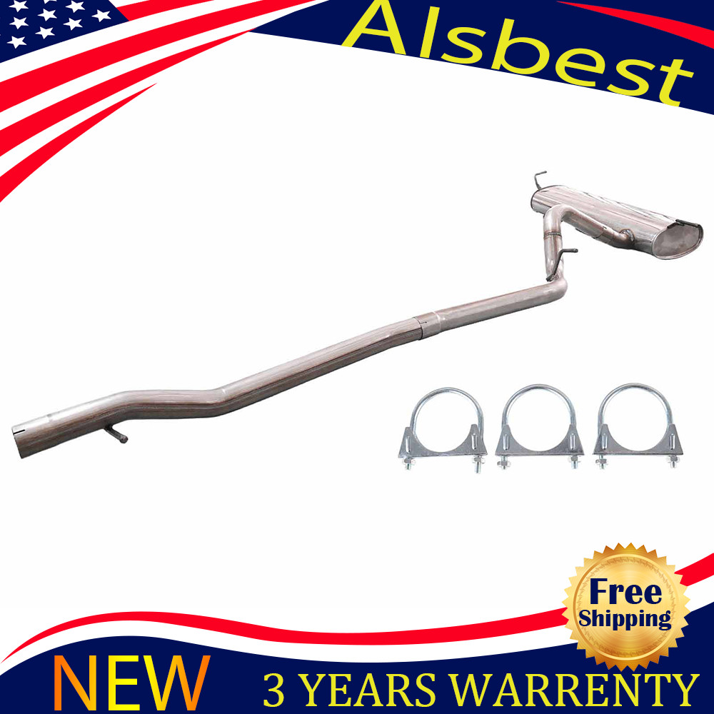 Stainless Steel Exhaust System Kit Fit 2007-2011 Jeep Wrangler 3.8L 4 Door Only Stainless Steel Exhaust System Kit Fit 2007-2011 Jeep Wrangler 3.8L 4 Door Only