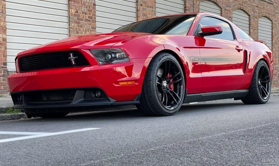 19 x 10 P51 Wheels for 05-14 FORD MUSTANG R-Forged S197 Superlight Black 5x114.3