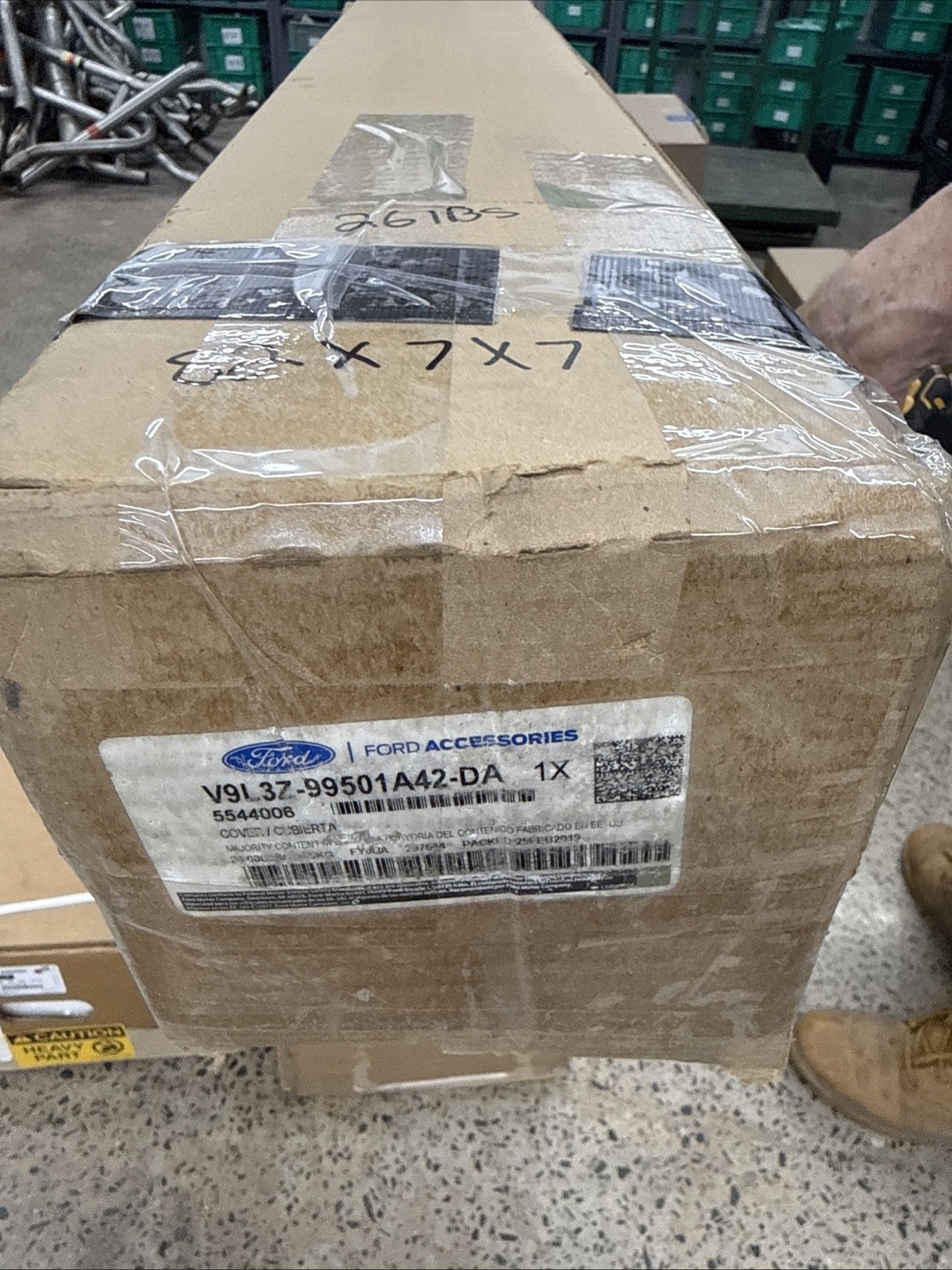 (1) Ford V9L3Z-99501A42-DA Soft Roll Up Tonneau Cover 5.5\' Bed F150 08-14 Nos (1) Ford V9L3Z-99501A42-DA Soft Roll Up Tonneau Cover 5.5\' Bed F150 08-14 Nos