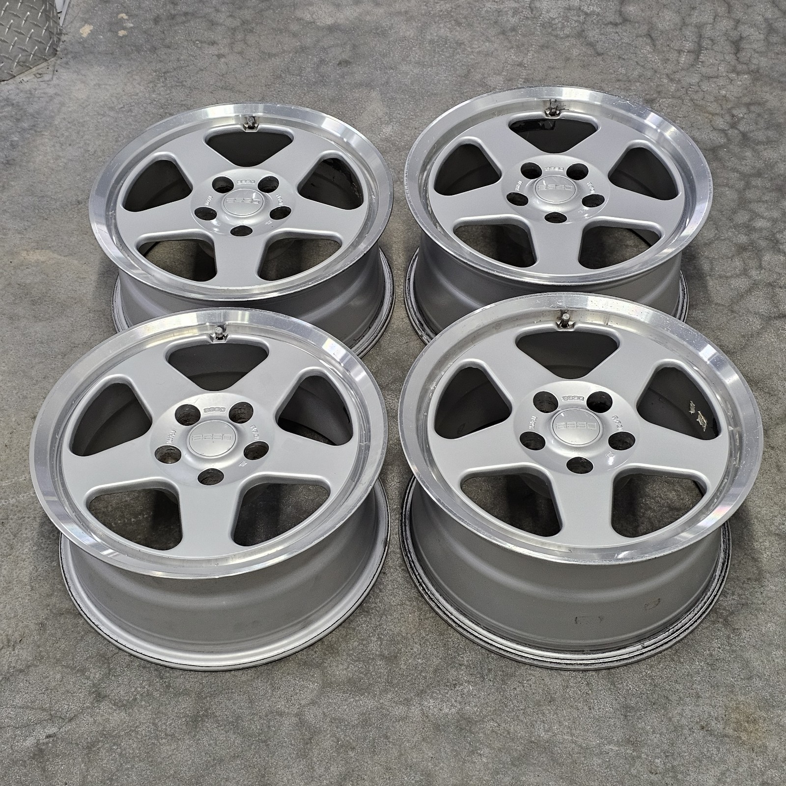 ASSO R-701 / AKT Logic Wheels 16x7/8 +28/35 5x114.3 Rare Foxbody Saleen Mustang