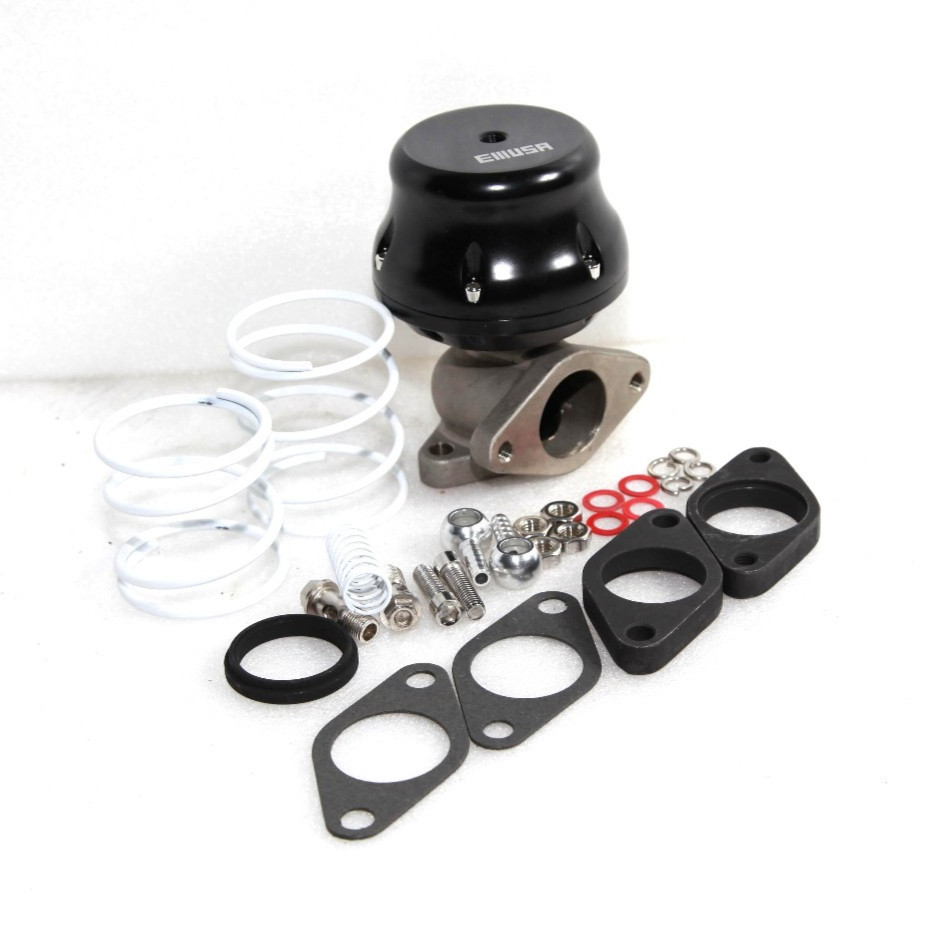 2-Bolt BLACK Uniersal 35MM/38MM Adjustable External Turbo Wastegate