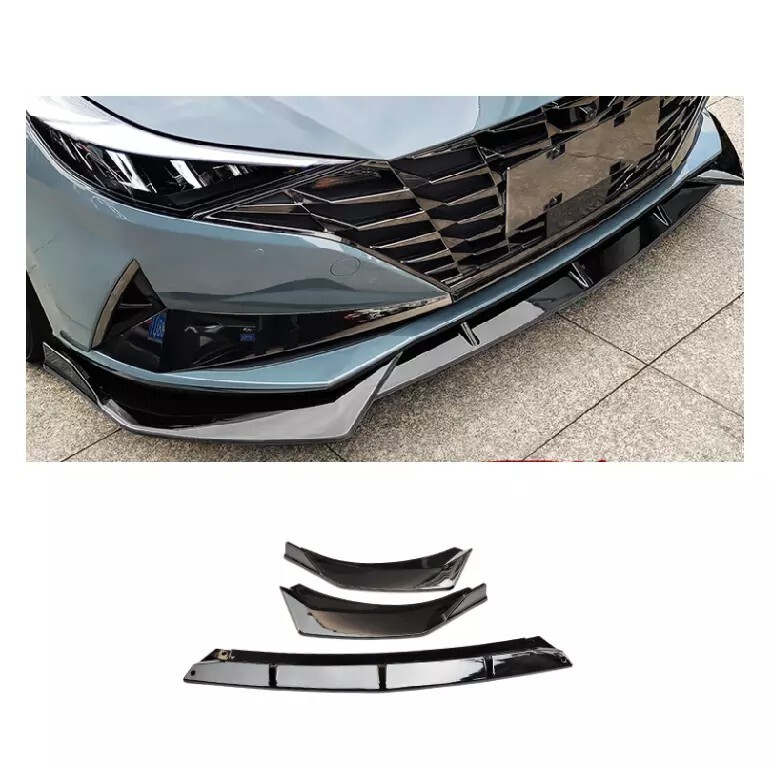 Front Lip for 2010-2022 Hyundai SONATA Upgrade ABS Front Bumper Lip Splitter kit Front Lip for 2010-2022 Hyundai SONATA Upgrade ABS Front Bumper Lip Splitter kit