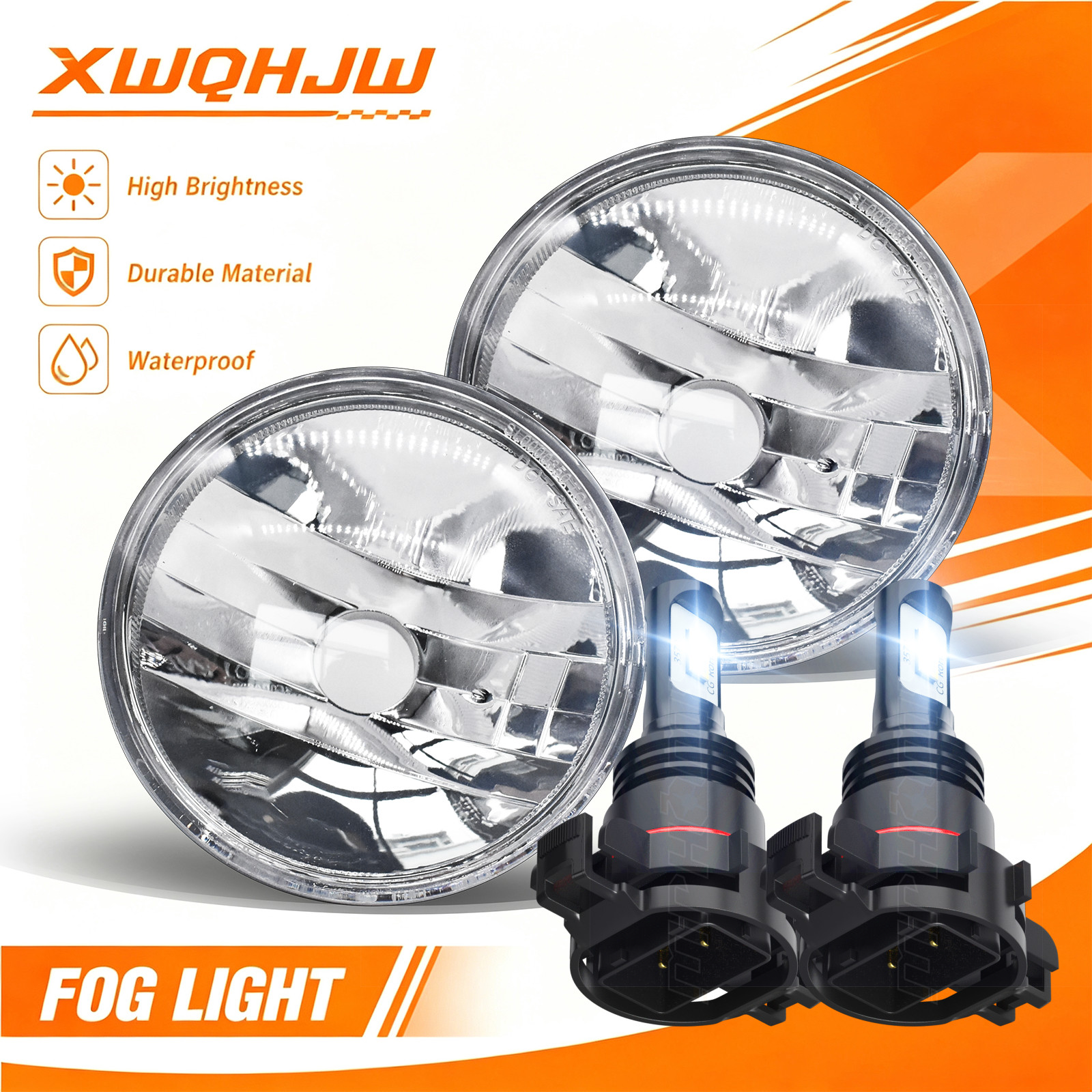 Bumper Fog lights For 2007-2013 Ford Mustang Fits Shelby GT/GT500/GT500KR Models