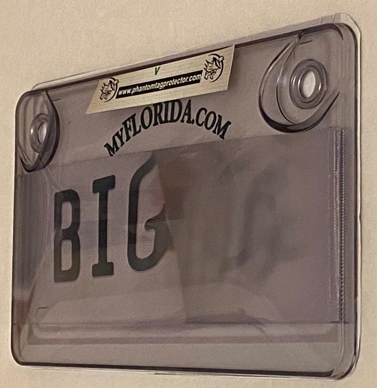 Motorcycle 3rd Gen. Phantom Tag Protector Tinted License Plate Privacy Shield Motorcycle 3rd Gen. Phantom Tag Protector Tinted License Plate Privacy Shield