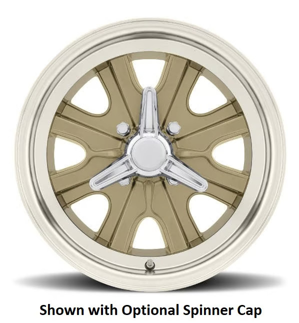 Legendary Wheels HB44 - 15 x 7 in. - 4 x 4.5 - 4.25 bs - Gold Haze