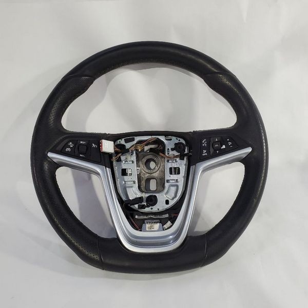 2016-2019 Buick Cascada Heated Steering Wheel Black Leather OEM
