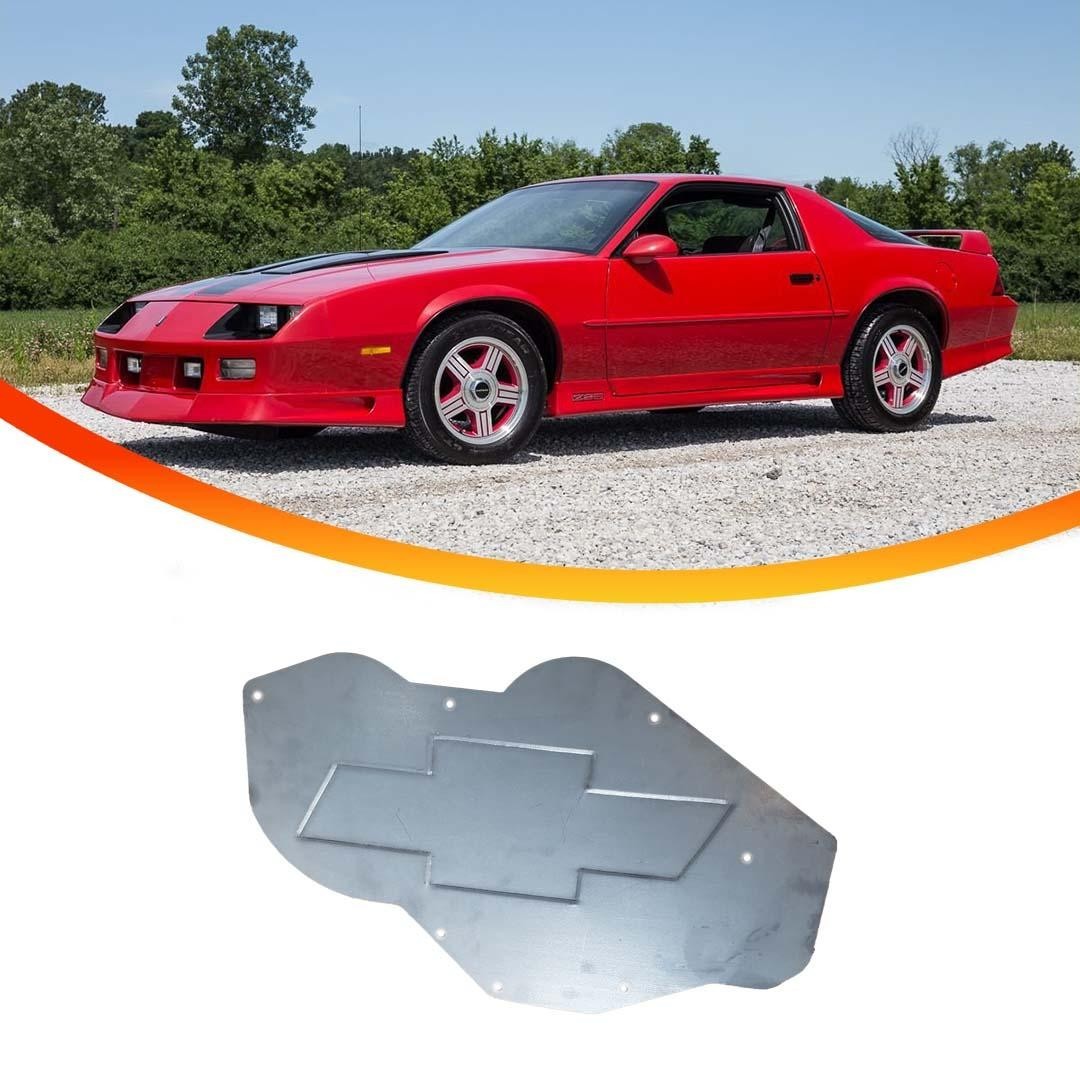 1982 -1992 Camaro Firebird Trans Am F-Body A/C Delete Panel PLATE W/Chevy Bowtie 1982 -1992 Camaro Firebird Trans Am F-Body A/C Delete Panel PLATE W/Chevy Bowtie