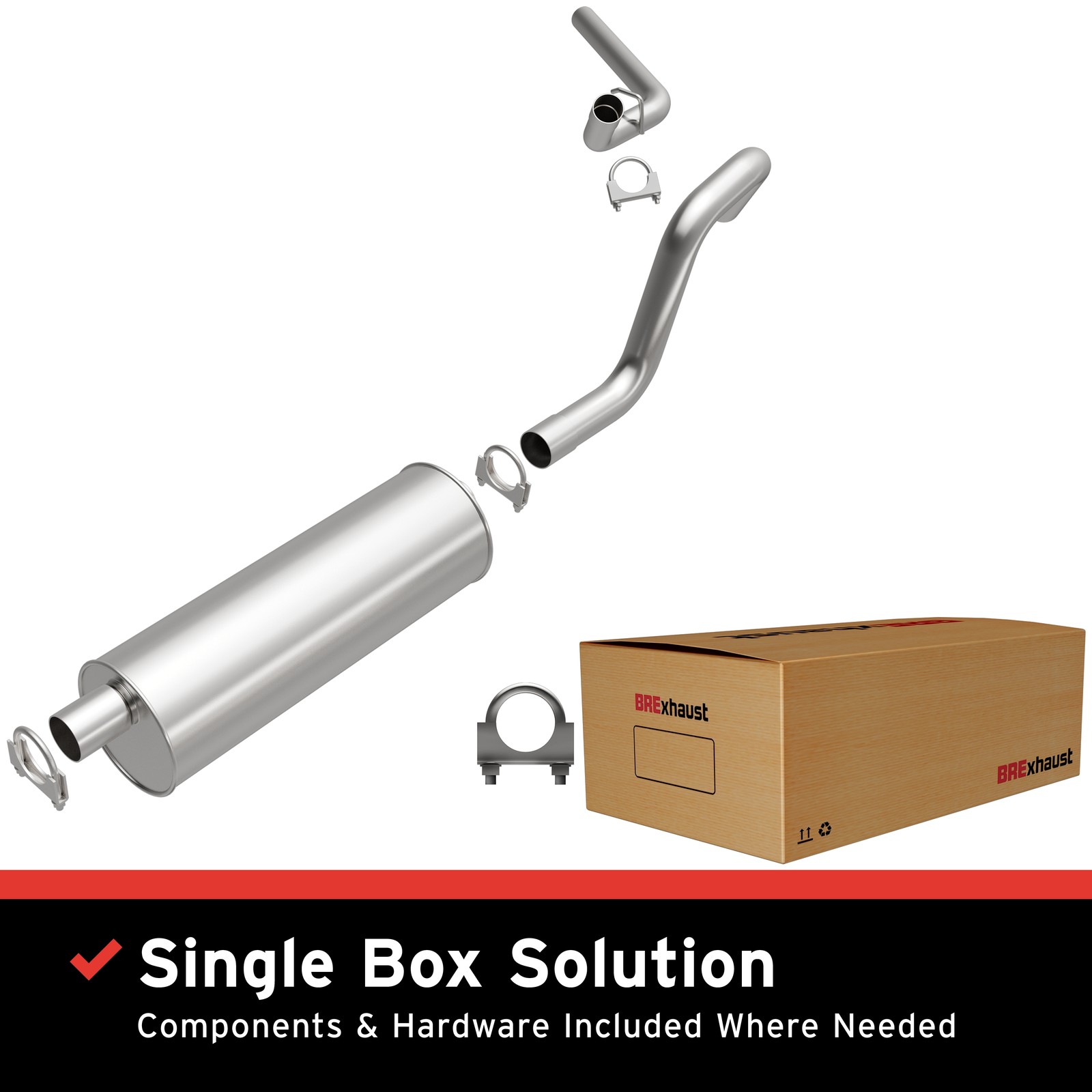 OE Replacement Exhaust System Kit For 1983-1996 Ford Bronco OE Replacement Exhaust System Kit For 1983-1996 Ford Bronco