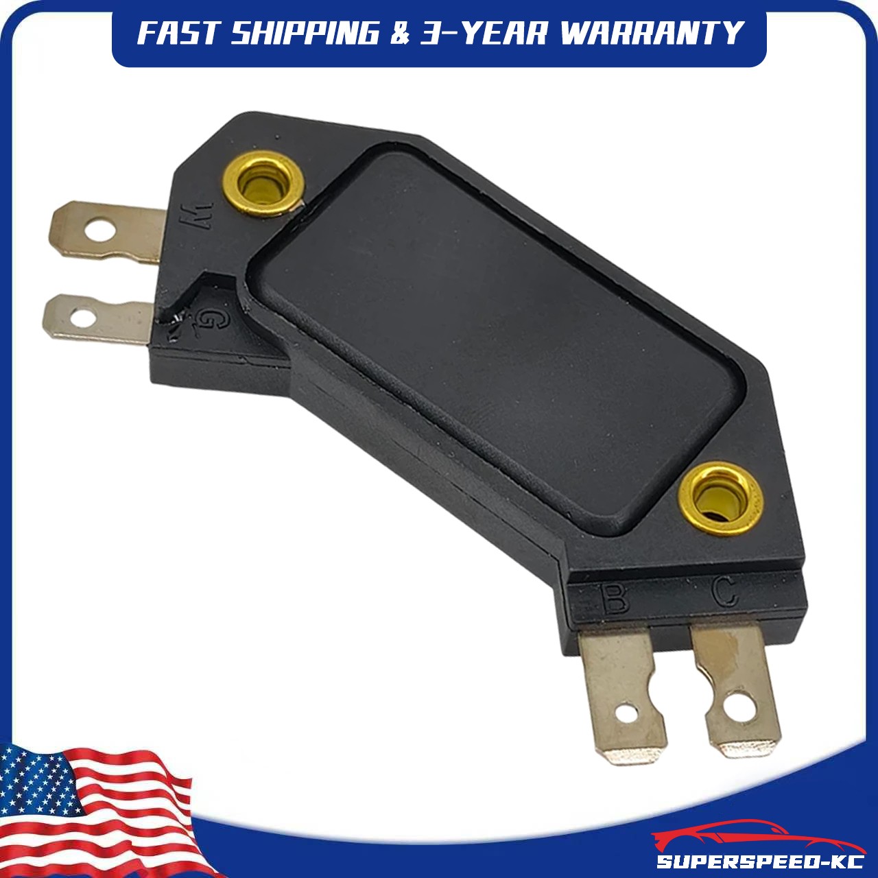 For GM Chevy 1974-1988 Ignition Control Module 4 Pin HEI Distributor