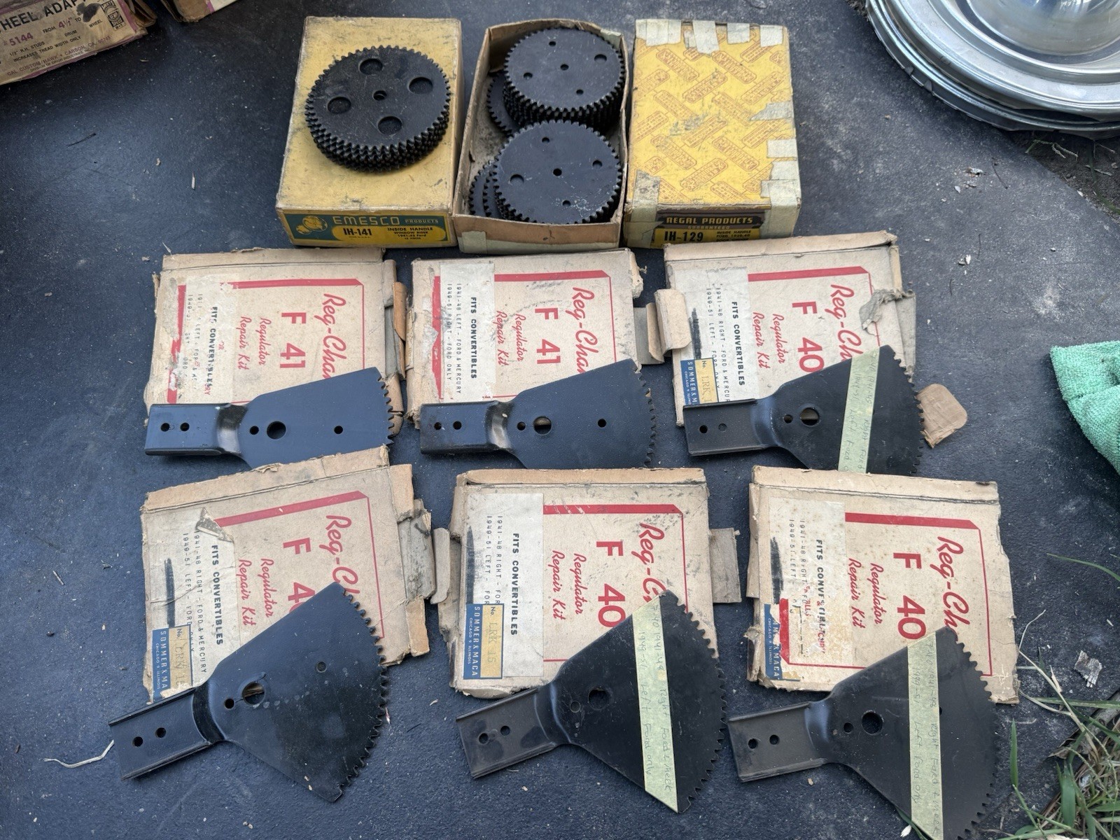 NOS 1941-48 Ford Door Window Regulator Replacement Parts NOS 1941-48 Ford Door Window Regulator Replacement Parts