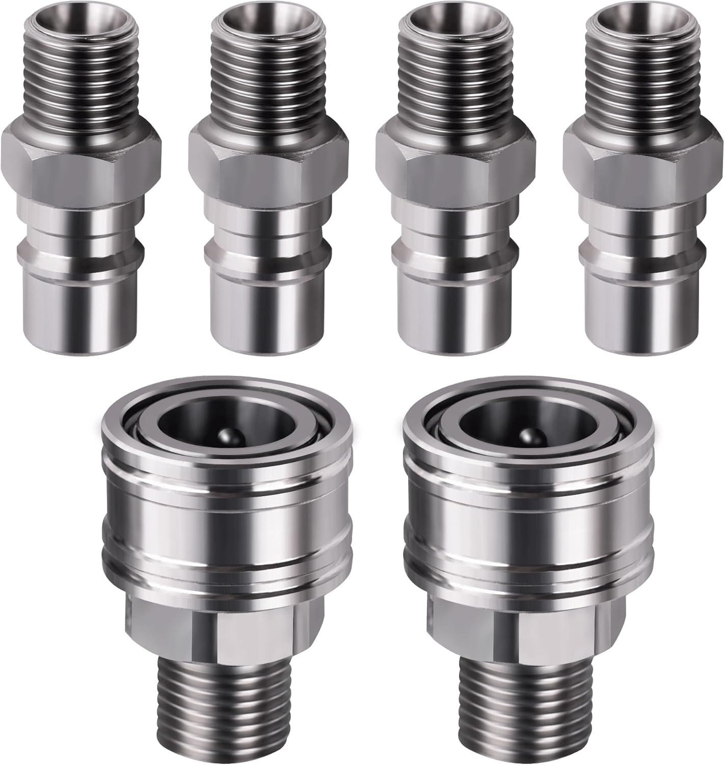 M16-M14 Hydraulic Attachment Fittings Quick Connect Adapters For Mini Excavator