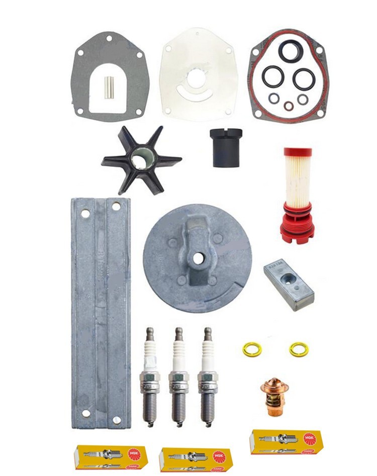 Maintenance Service Kit for Mercury 200HP 225HP V6 Optimax 2-Stroke Maintenance Service Kit for Mercury 200HP 225HP V6 Optimax 2-Stroke