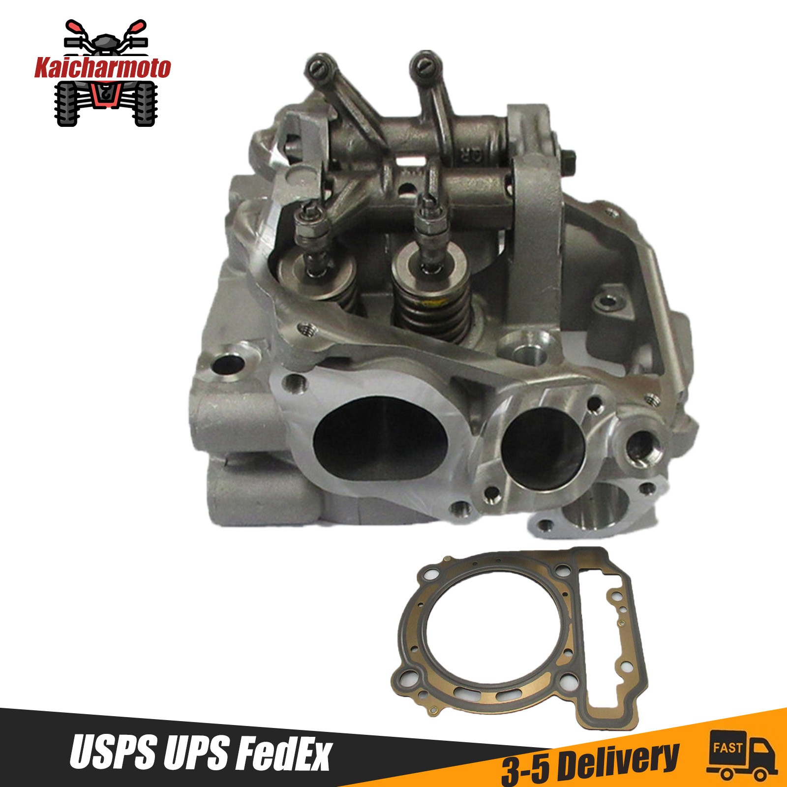 Rear Full Cylinder Head W/Gasket For Can-Am Maverick 800 Outlander 420413397