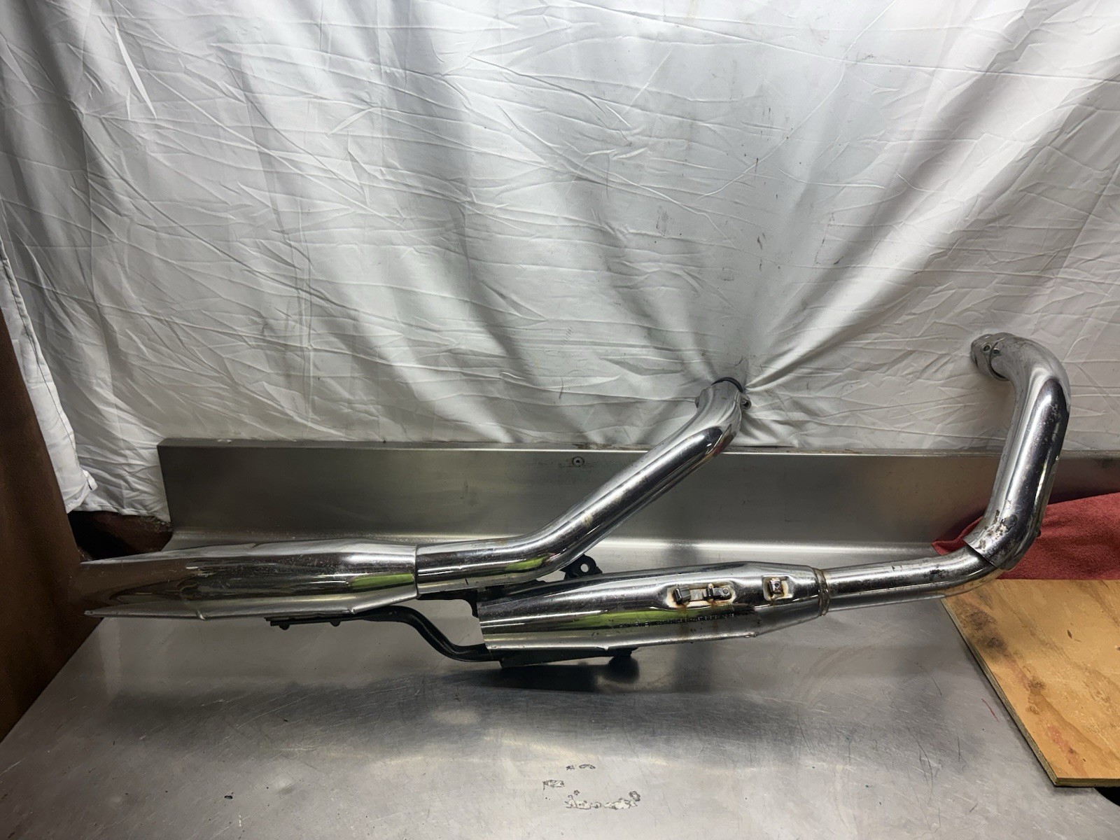 1988-1998 Honda Shadow Vlx 600 Vt600c Aftermarket Full Exhaust Pipe Headers